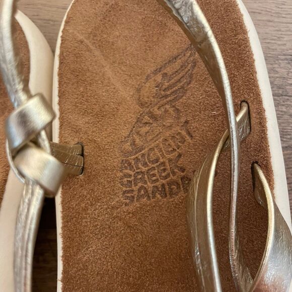 Ancient Greek sandals dimitra leather slingback women’s size 39 - Picture 3 of 6